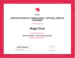 Nest GraphQL Schema First Certification