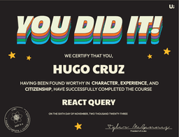 React Query Certification